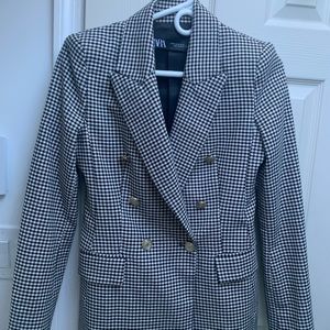 Zara blazer with gold buttons